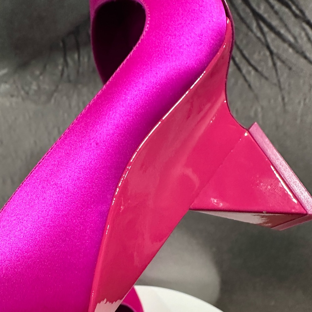 🌹 THE ATTICO🌹Cheope High-heel Fuchsia Pumps Size: 37 - Picture 14 of 16